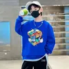 Jungen Herbst Spring Cotton Casual Magic Cube Print Sweatshirts 3-14 Jahre Teenager Kinder Fashion Outfits Tops Kinder Kleidung 240323