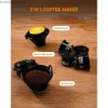 Kaffeemaschinen Kidisle 3 in 1 Single -Serve -Kaffeemaschine für K Cup Pods Ground Coffee Tee 6 bis 14oz Braugrößen Schwarz Y240403