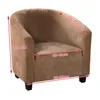 Stol täcker sretch elastisk soffa täcker sammet fåtölj sätesskydd stretch bar slipcover för hemmet vardagsrum