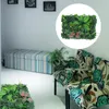 Fleurs décoratives Décoration murale verte fausses murs de fond de plante Décorer en fond simulé en plastique faux plantes artificielles