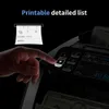 Aneken N60 Blandad valör Money Counter Machine med uvmgirdd förfalskad upptäckt, 35 TFT -skärm, kontanträkningsmaskin, skrivare aktiverad, räkningsräkning