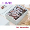 Mailers Custom Custom 4*6 5x7 6*8 tum utskrifter Linne Special Paper Wedding Foto Album Photo Box USB Flash Drives Gpacking Box For Small