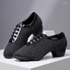 Scarpe da ballo Breath Sneakers per uomo donna durevoli antiscivolo suole morbide ballo latino ballo jazz street plus 45