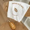 Sacchetti per la spesa Nylon French Pane pieghevole borse pieghevole portatile riutilizzabile shopper cartone animato eco stoccaggio cibo impermeabile