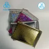 Mailers 30 piezas burbuja metálica holográfica 4 colores correos autoadhesivos corre de envío sobres con sobres sobrantes