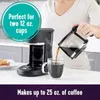 Kaffeemaschinen Kaffeemaschine programmierbare Kaffeemaschine mit automatischer Pause und Glaskaraffe 5 Tassen schwarz |USA |NEU Y240403