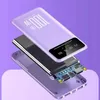 Banques électriques de téléphone portable 30000mAh Banque d'alimentation Chargeur portable Affichage numérique externe LED USB Powerbank pour Samsung iPhone 2443