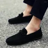 Lässige Schuhe trendige Mode -Herren -Slipper Frühlingssommer- und Herbst -Herren bequemer Gummi -Mann männlich