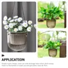 Vases 2 PCS Flowerpot Planteurs suspendus à arrosage auto-arrosé pour pots intérieurs petits conteneurs de plantation jardin à l'extérieur