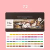 Crayons 72 couleurs aquarelle crayon ensemble art sketch dessin peinture crayons crayons cadeaux de la papeterie d'école