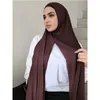 Roupas étnicas Bohowaii Islam Jersey Hijabs Sconhas instantâneas Khimar High Shawl Shawl Cagoule Hijab Femme Musulman Abayat Turbans for Women