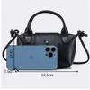 Fashion Trend Crossbody Dumplings Designer Handbag Women Genuine Leather Casual Vintage Square Tote Shoulder Messenger Bag Phone