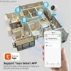 كاميرات أخرى CCTV 3MP TUYA SMART MINI WIFI IP كاميرا داخلية لاسلكية أمان المنزل الكشف عن CCTV مراقبة كاملة اللون الكاميرا الليلية Y240403