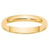 Jewelry Wholesale Customization 4mm real 14k/18k/24k Yellow solid gold ring pawnable wedding Couple band for women men