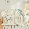 Blankets Stylish And Cute Throw Blanket Flannel Fleece Soft Adult Winter Warm Stitch Fluffy Bed Linen Bedspread For Sofa Bedroom Textile