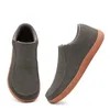 Casual Shoes Fujeak Plus Size Men Loafers Soft Male Footwear Slip-on Outdoor Walking Comfortable Wide Barefoot