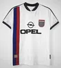 1997 1998 1999 Matthaus Elber Retro Soccer Jerseys Scholl Effenberg Basler Bayern Klinsmann München Lizarazu Kuffour Jancker Vintage Classic Football Shirt