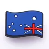 Populära Aboriginal Australians Style Clog Charms Maori flagga Cook Island Flag Tonga Flag PVC CLOG CHARMS