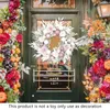 Decorative Flowers Christmas Wreath Front Door Wedding Decor Pink Ball Ornaments For Window Indoor Outdoor Valentines Day Decoration