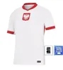 Lewandowski 2024 Poland Soccer Jerseys Home Away 2025ユーロカップポルスカナショナルチーム