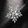 Anneaux de mariage 2024 Snowflake exagéré anneau de doigt Accessoires Hands élégants Femmes Round Round Bijoux Open Gift Bridal