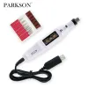Drills Parkson Professional Nail Drill Machine Electric Manicure Milling Cutter Set Nail Files Drill Bits Gel Polish Remover Tools