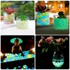 Gardendecoraties Glow in the Dark Rocks for Outdoor Landscaping - 100pcs Multifunction Pebbles Yard Patio