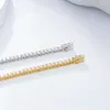 Caldo vendita uomini donne con diamanti collana 3mm-6 mm 14k in oro bianco