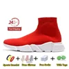 Socks Shoesber Men Men Women Nasual Shoe Slip-On Triple White Black Pink Graffiti Speeds Shoe Trainer Runner Runner Sneakers Lace-Up 1.0 Knit Platform Shoe 36-45