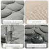 Tapetes de tapete de pé de lã de lã de lã de coral de piso doméstico espuma de espuma de banheiro sem deslizamento