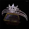 Clip per capelli squisiti Accessori per donne corona Accessori per matrimoni Ornamenti di fidanzamento Ornamenti da sposa Acqua Drop Dropse Tiaras Regalo An466