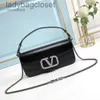 Chain Little Vbuckle Valenteno Shoulder Bag Vlogo Lady Miniloco Cowhide Handheld Classic Bags Leather 2024 One New Womens Straddle Fashion Metal Purse Bags Und R4NV