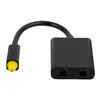 TOSLINK 스플리터 1 in 2 Out Optical Audio Splitter Cable 디지털 광학 케이블 SPDIF Optical Audio Distoror for TV, DVD