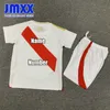 JMXX 24-25 Peru Child Soccer Maglie Kit Uniforms Kersey Football Shirt 2024 2025 Versione per bambini top and shorts