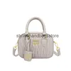 Sagne a tracolla Borsa portatile alla moda per donne 2024 Nuova trendy e avanzata palla da bowling mini mini crossbody single h240409