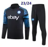 2024 TUTA inter Soccer Tracksuit Men and Kids Napoli Suit 24 25 Milans Football Tracksuit Jacket Chandal Futbol Surverement Foot