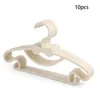 Hangers Kids Clothes Hanger Racks 10pcs Portable Anti-slip Display Plastic Children Coats Baby Clothing Organizer