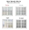 Window Stickers 3D Frosted Film Privacy Stained Glass Self Adhesive For Home Insulation Explosion-Proof Sticker