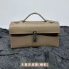 Small Savette Handbag Leather Hand Handle Small Square Bag Single Shoulder Crossbody Cowhide Bag Advanced Feel Handbag