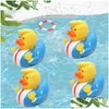 Décoration de fête PVC Flag Trump Duck Favor Bath Bath Floating Water Toy Toys Toys Gift Drop Livraison Home Garden Fournitures Festive Event Dhyxk