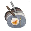 Table Mats Faux Leather Oval Heat Resistant Placemats Waterproof Wipeable Dining PU Place Cafe Pad For Indoor Outdoor