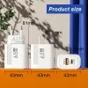 65W Gan Charger USB C Type de charge rapide C PD PD CHARGEUR QUIQUEMENT 3.0 Adaptateur mural pour l'iPhone Xiaomi Samsung OnePlus Poco EU / US PLIG