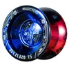 MAGICYOYO T5 Unresponsive Yoyo Aluminum Alloy Metal Professional YoyoBonus - 5 Strings Yo-Yo Bag Glove240327