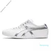 2024 Nowy japoński Onitsukass Tiger Mexico10a Sneakers Sneakers Women Men Projektanci Buty do biegania Czarne białe niebieskie żółte beżowe Trenery Low Fashion Box