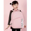 Schooltassen Midden voor meisjes schattige cartoon kitten print trend student rugzak nylon campus casual bagpack vrouwen