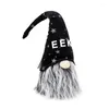 Feestdecoratie N7MD Halloween kabouters pluche decor handgemaakte Tomte Zweedse kabouter Nisse Scandinavische ornamenten tafeldecoratie geschenken