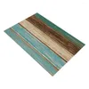 Tapetes de banho capacho de madeira ao ar livre de madeira suprimento de banheiro lavável almofada lavável almofada anti-esquisitão