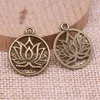 Charms Vintage Jewelry Count Lotus dostarcza akcesoria dla kobiet 20pcs