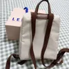 2024 New Nylon Canvas Shoulder Bag Female Korean Leisure Handbag Student Class Large-capacity Contrasting Colors Backpack 1as