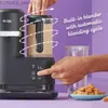 Kaffeemaschinen schwarze Single -Eis -Kaffeemaschine mit Mixer Y240403